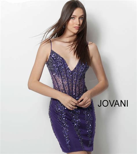 purple jovani dress|More.